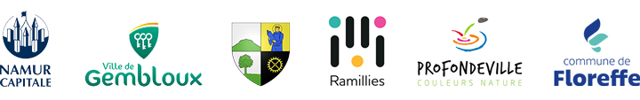 Nos communes partenaires : Namur - Gembloux - Court-Saint-Etienne - Ramillies - Floreffe - Profondeville